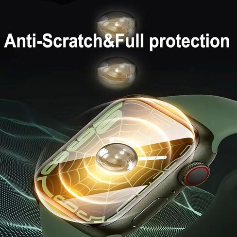 ZPIAR 2 Pack Tempered Glass Screen Protector 46mm for Apple Watch Series 11/10, Full Screen Coverage, Anti-Scratch, Bubble Free, Waterproof, HD iWatch Film in Kuwait