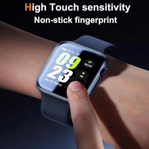 ZPIAR 2 Pack Tempered Glass Screen Protector 46mm for Apple Watch Series 11/10, Full Screen Coverage, Anti-Scratch, Bubble Free, Waterproof, HD iWatch Film in Kuwait