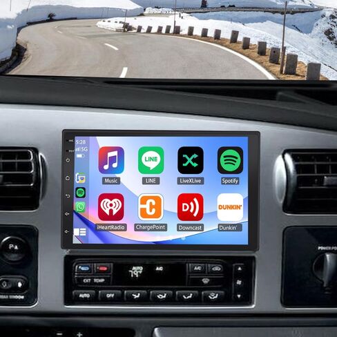 ستيريو راديو السيارة لسيارة Ford F250 F-350 1999-2004 مع CarPlay Android Auto، 7 بوصة HD شاشة تعمل باللمس راديو Android 13 AHD كاميرا / بلوتوث / نظام تحديد المواقع / ميكروفون 2 جيجابايت + 32 جيجابايت مستقبل راديو السيارة in Kuwait