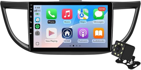 10.1 Inch IPS Touchscreen Android 14 Car Stereo for Honda CR-V 2012-2016 with Wireless CarPlay & Android Auto 2+32GB Car Radio, Support GPS, WiFi, Bluetooth, FM Radio, Backup Camera, SWC, Dual USB in Saudi Arabia