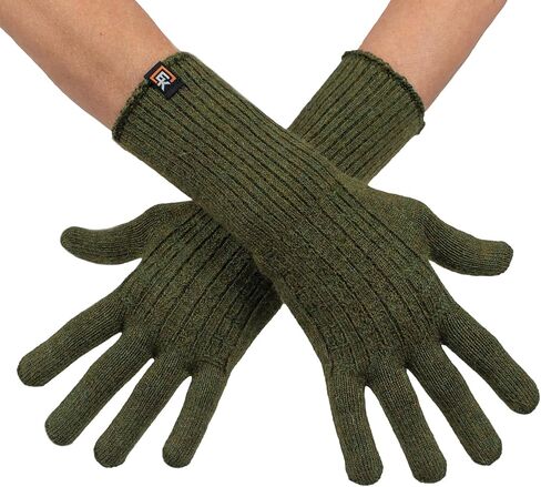 Evolution Knitwear Alpaca Cable Knit Gloves - Made in the USA - Super Soft Baby Alpaca - Small in Saudi Arabia
