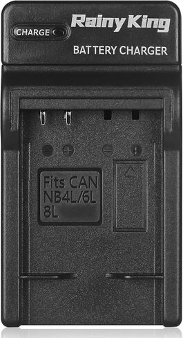 شاحن بطارية NB-4L/NB-6L/NB-6LH لكاميرات Canon PowerShot SD750، SX530 HS، SD1300 IS، SX610 HS، S95، SX280 HS، SX260 HS، SX500 IS، SD780 IS in Saudi Arabia