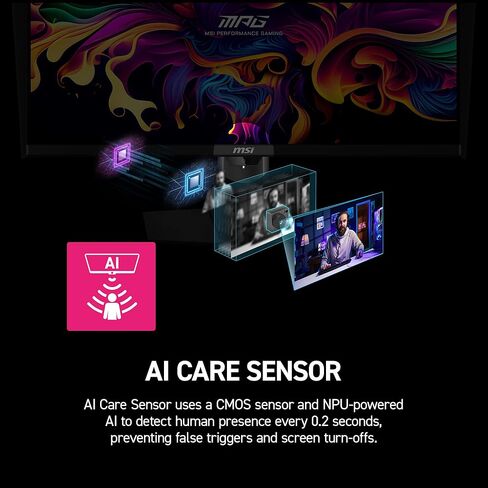 msi MPG 271QR QD-OLED X50 شاشة ألعاب 27 بوصة 2560 × 1440 (QHD)، 500 هرتز، AMD Adaptive-Sync، HDR جاهز، HDMI، منفذ VGA، قابل للتركيب، إمالة، إطار نحيف من 4 جوانب، 0.03 مللي ثانية، أسود in Kuwait