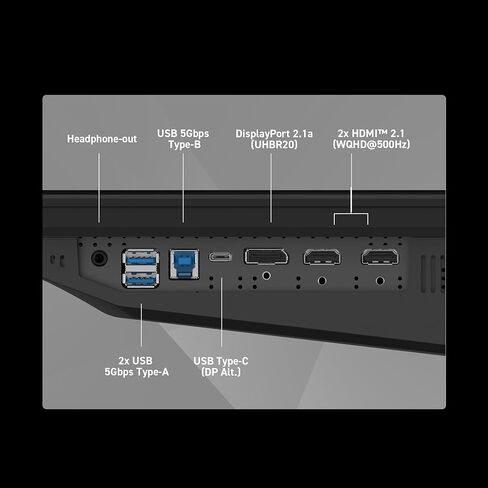 msi MPG 271QR QD-OLED X50 شاشة ألعاب 27 بوصة 2560 × 1440 (QHD)، 500 هرتز، AMD Adaptive-Sync، HDR جاهز، HDMI، منفذ VGA، قابل للتركيب، إمالة، إطار نحيف من 4 جوانب، 0.03 مللي ثانية، أسود in Kuwait