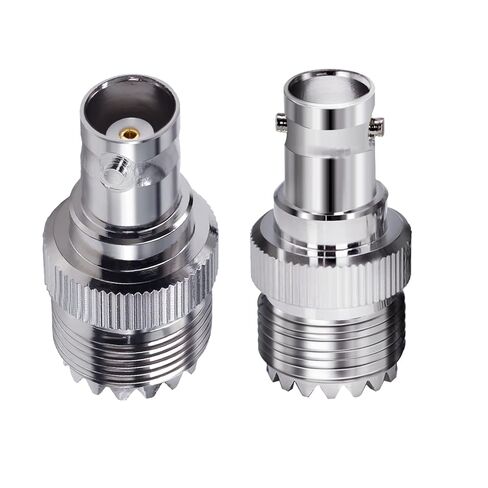 TUOLNK 4 قطع PL259 SO239 إلى BNC محول موصل محوري، BNC إلى UHF طقم محول ذكر إلى أنثى كابل مغير الجنس طقم موصل محوري لراديو CB والراديو والهوائيات وكابل محوري تمديد in Kuwait