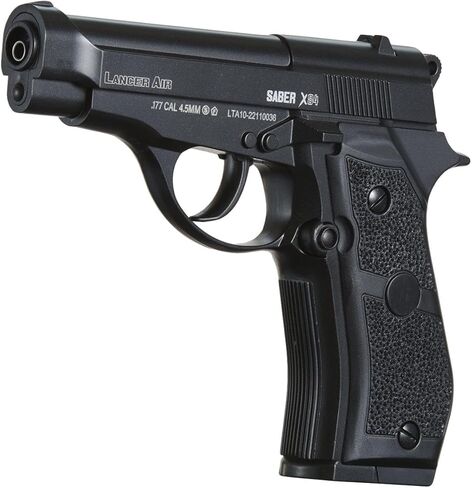 Lancer Tactical Air Pistol Saber X84 Full Metal CO2 Airgun Pistol-480 FPS w/High Pressure 12 Gram CO2- Pack of 5 in Saudi Arabia