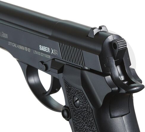 Lancer Tactical Air Pistol Saber X84 Full Metal CO2 Airgun Pistol-480 FPS w/High Pressure 12 Gram CO2- Pack of 5 in Saudi Arabia