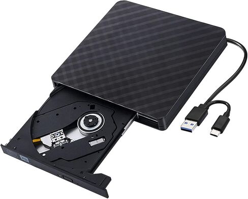 Disk Player External Opticaled Drive USB3.0 Type C Portable Disc Reader for Data Backup Installation External USB Disk Drive in Kuwait