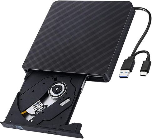 Disk Player External Opticaled Drive USB3.0 Type C Portable Disc Reader for Data Backup Installation External USB Disk Drive in Kuwait