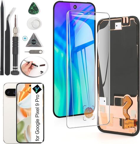 استبدال شاشة YWLRONG OLED لـ Google Pixel 9 Pro لشاشة Google Pixel 9 Pro GR83Y LCD التي تعمل باللمس مع أدوات (دعم بصمة الإصبع) in Kuwait