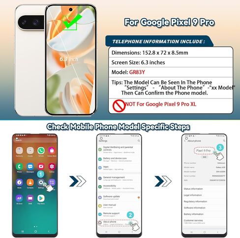 استبدال شاشة YWLRONG OLED لـ Google Pixel 9 Pro لشاشة Google Pixel 9 Pro GR83Y LCD التي تعمل باللمس مع أدوات (دعم بصمة الإصبع) in Kuwait