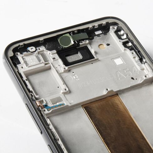 شاشة OLED Galaxy A54 5G + استبدال دعم بصمات الأصابع مع محول رقمي لشاشة اللمس بإطار جرافيت لهاتف Samsung Galaxy A54 5G A546V A546U A546B A546E A546M 6.4 بوصة 2023 in Saudi Arabia