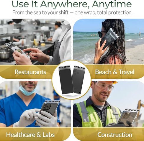 حافظة هاتف واقية من WynnShield™ مدعومة بـ Microban® - 10 عبوات - طبقة اتصال رفيعة للغاية وسهلة الاستخدام للهواتف، مقاومة للخدش، سهلة الإزالة، ونظافة الجهاز المحسنة in Saudi Arabia