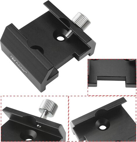 Alstar Finder Scope, 9x50 Finderscope - Bundle with - Dovetail Mounting Base with 2 Holes in Saudi Arabia