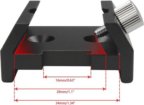 Alstar Finder Scope, 9x50 Finderscope - Bundle with - Dovetail Mounting Base with 2 Holes in Saudi Arabia