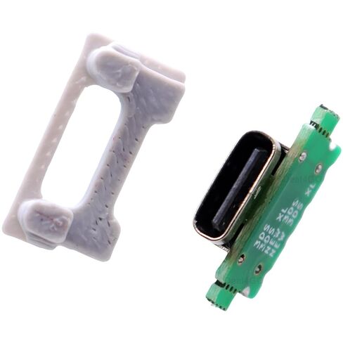 Deal4GO USB-C Charging Port Mod kit DC Power Connector Jack replacement for NEW 3DS XL, NEW 3DS LL console (2015) - White in Saudi Arabia