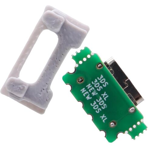 Deal4GO USB-C Charging Port Mod kit DC Power Connector Jack replacement for NEW 3DS XL, NEW 3DS LL console (2015) - White in Saudi Arabia