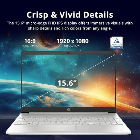 HP New Core i7 15.6" Laptop | 2026 Edition | Intel High-Performance Core i7-1255U up to 4.7GHz | 16GB RAM - 512GB PCIe SSD | Webcam | FHD | Long Battery Life | Windows 11 | Business & Academic in Saudi Arabia