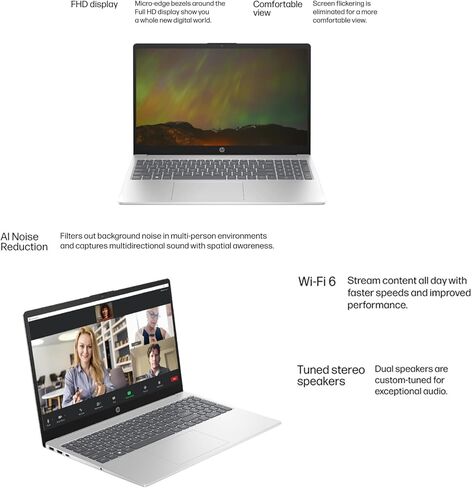 HP New Core i7 15.6" Laptop | 2026 Edition | Intel High-Performance Core i7-1255U up to 4.7GHz | 16GB RAM - 512GB PCIe SSD | Webcam | FHD | Long Battery Life | Windows 11 | Business & Academic in Saudi Arabia
