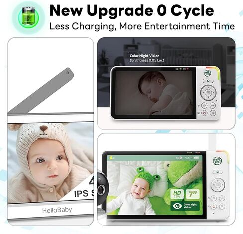 SHENMZ 5800mAh Replacement Battery for VTech Baby Monitors - Compatible with VTech RM7764-2HD, RM5854HD, RM7766HD, VM5263, VC2105, Leapfrog LF915, LF920, LF930 - Includes Repair Tools in Saudi Arabia