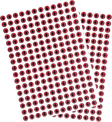 3D Fish Lure Eyes 7mm Red 1000 Pieces in Saudi Arabia