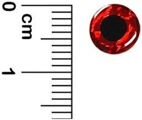 3D Fish Lure Eyes 7mm Red 1000 Pieces in Saudi Arabia