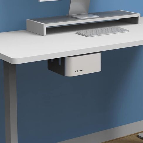 Under Desk Mount Space Saving Organizers for Laptop Compact Design with Ventilation AntiScratch Coating Bracket Under Desk Mount in Saudi Arabia