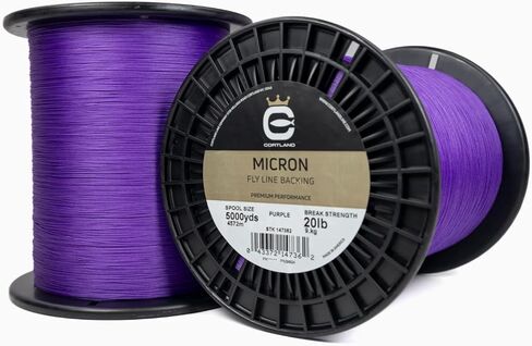 Cortland Micron Fly Line Backing - Purple (250yds, 30lb) in Saudi Arabia