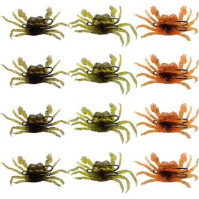 طُعم صيد الأسماك في المياه المالحة مع خطافات حادة، طُعم السلطعون ذو 3 ألوان، طُعم السباحة الناعم، طُعم الأسماك في المياه المالحة in Kuwait