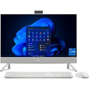 كمبيوتر مكتبي Dell 2024 Inspiron AIO مقاس 27 بوصة 1920 × 1080 شاشة لمس Intel Core i7-1255U 10-Core NVIDIA GeForce MX550 32 جيجابايت DDR4 1 تيرابايت SSD + 1 تيرابايت HDD Windows 11 Pro Wi-Fi 6 لوحة مفاتيح وماوس لاسلكيين in Kuwait