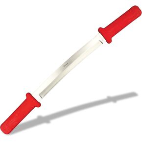 Wiebe Elite Double-Edged Fleshing Blade Knife Tool | Professional Dual Blade for Taxidermy, Trapping, and Coon/Beaver Hide Preparation in Kuwait