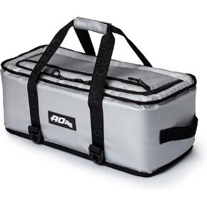 AO Coolers Stow-N-Go Carbon Soft Cooler, Low-Profile, Leakproof with High-Density Insulation, Holds Ice for 24 Hours in Saudi Arabia