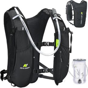 N NEVO RHINO 5.5L Running Vest for Women Men, Lightweight Hydration Vest with 1.5L Water Bladder, Breathable Water Backpack for Hiking Running Cycling in Saudi Arabia