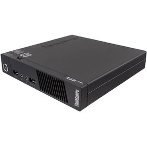 Lenovo ThinkCentre M93P Tiny Form Factor Business Desktop Computer, Intel Dual-Core i5-4570T Processor up to 3.60 GHz, 8GB RAM, 128GB SSD, WiFi, USB 3.0, VGA, Windows 10 Pro (Renewed) in Kuwait
