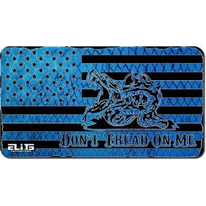 MFG Blue Snakeskin Gadsden Don't Tread ON ME USA Flag Gun Cleaning MAT 12inch x 22inch. Made in The USA. Free Wallet Bottle Opener Included. , X-Large in Kuwait