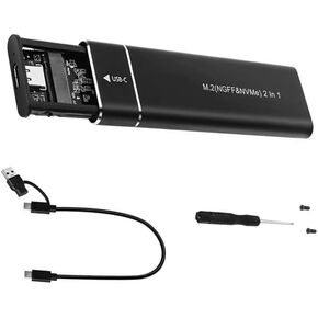 محول USB 3.1 Gen2 M.2 NVMe SSD مدمج 2230 2242 2260 2280 حجم يدعم 100 مم طول × 31 مم عرض، علبة ألومنيوم نقل 10 جيجابت في الثانية in Kuwait