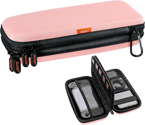 حقيبة حمل ذات طبقة صلبة - حقيبة سفر لتنظيم الإلكترونيات مع جيوب متعددة - ملحقات تقنية محمولة حقيبة بسحاب للسلك، الكابل، الشاحن، الهاتف، بنك الطاقة، USB، بطاقة SD in Kuwait