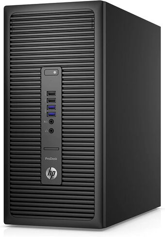 كمبيوتر مكتبي HP ProDesk 600 G2 Tower Win 11، Intel Core i5-6500، ذاكرة الوصول العشوائي 8 جيجابايت، 256 جيجابايت SSD، RJ-45، لوحة مفاتيح وماوس، كمبيوتر MT (متجدد) in Kuwait