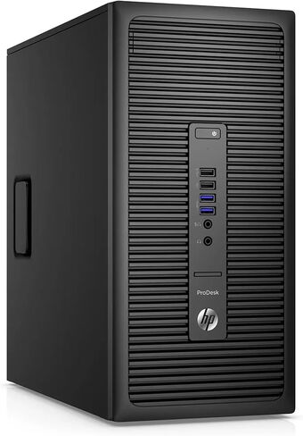 كمبيوتر مكتبي HP ProDesk 600 G2 Tower Win 11، Intel Core i5-6500، ذاكرة الوصول العشوائي 8 جيجابايت، 256 جيجابايت SSD، RJ-45، لوحة مفاتيح وماوس، كمبيوتر MT (متجدد) in Kuwait