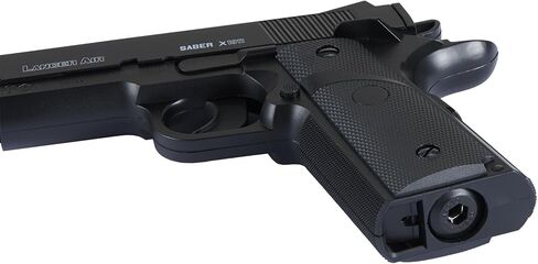 Lancer Tactical Lightweight Durable 1911 Air Pistol Saber CO2 Airgun-480 FPS (100 Rounds Steel BB Included) in Saudi Arabia