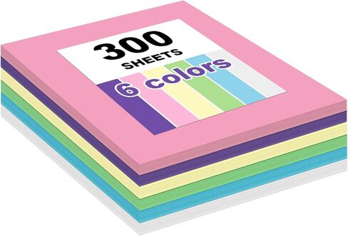 600 Sheets Construction Paper Assorted Colors for School Supplies 12"x 17.3", 80gsm Colored Craft Paper for Arts Painting Drawing Party Decoration in Saudi Arabia