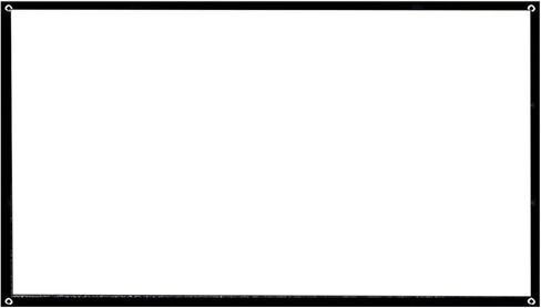 4K HD Projection Screen, Lightweight Foldable Soft Projector Screen for Indoor Home Theater/Outdoor Movie Night, 60 Inch 16:9, Easy Installation in Saudi Arabia