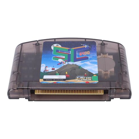 خرطوشة ألعاب Pomya N64 Retro، عربة فلاش مفتوحة المصدر سريعة القراءة مع ذاكرة 16 جيجابايت، دعم ألعاب 64DD، USB C، حفظ احتياطي تلقائي لوحدة التحكم N64 (بنفسجي شفاف) in Kuwait