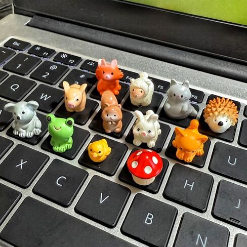 Cat Keycap,Kitty Keyboard Key Caps, Raised Keyboard Stickers for Long Nails,Resin Kitten Comfortable Typing Keyboard Covers for Typing and Gaming for Laptop Desktop Christmas Gift (Cat Paw A,30pcs) in Saudi Arabia