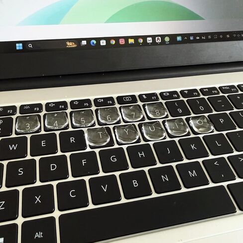 Cat Keycap,Kitty Keyboard Key Caps, Raised Keyboard Stickers for Long Nails,Resin Kitten Comfortable Typing Keyboard Covers for Typing and Gaming for Laptop Desktop Christmas Gift (Cat Paw A,30pcs) in Saudi Arabia