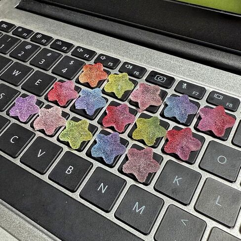 Cat Keycap,Kitty Keyboard Key Caps, Raised Keyboard Stickers for Long Nails,Resin Kitten Comfortable Typing Keyboard Covers for Typing and Gaming for Laptop Desktop Christmas Gift (Cat Paw A,30pcs) in Saudi Arabia