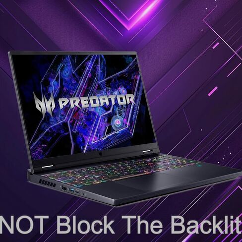 غطاء لوحة المفاتيح لجهاز Acer Predator Helios 16 PH16-72 PH16-73، Predator Helios NEO 16 16S PHN16-72 PHN16S-71، Nitro V 16S ANV16S-41-R27B ANV16S-71-72KE 16 بوصة طبقة حماية رفيعة للغاية من مادة TPU in Kuwait