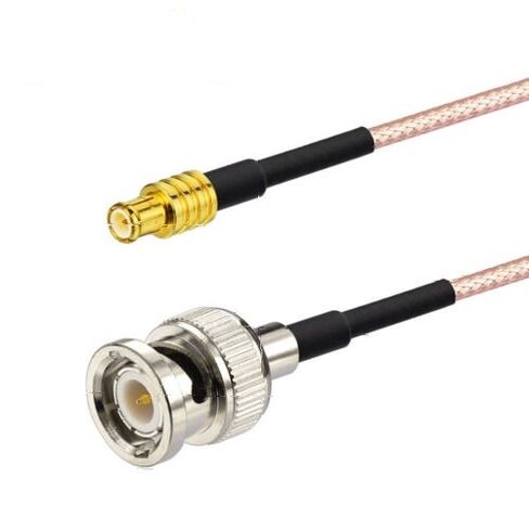 BNC Male to MCX Male Adapter Cable 1m for DVB-T TV HDTV USB Tuner Dongle Antenna USA Shipping in Saudi Arabia
