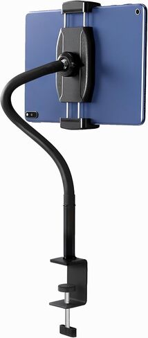 Tablet Stand Holder, Gooseneck iPad Holder Clamp Mount, 360° Adjustable Arm Mount for iPad mini/Air/Pro、Kindle Fire, Galaxy Tabs, All 4.7"-13.5" Tablets, for Work Meetings, Video, Bed, Kitchen in Saudi Arabia