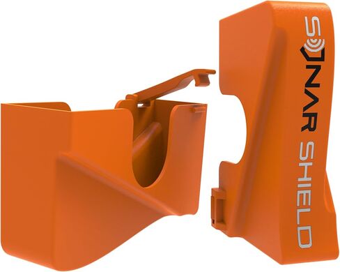 Sonar Shield Transducer Cover for Garmin LiveScope Plus LVS34 – Pro Series Impact-Resistant Travel Case Orange in Saudi Arabia